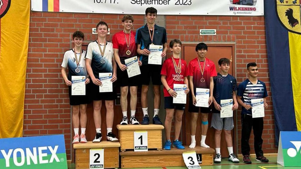 Erfolgreiche Badminton-Landesmeisterschaften U17–U19